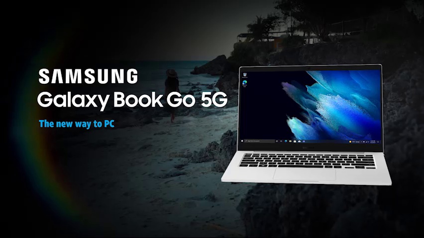 Galaxy Book Go 5G, 14”, 256GB, Silver (AT&T) Galaxy Books - NP545XLA-KA1TT