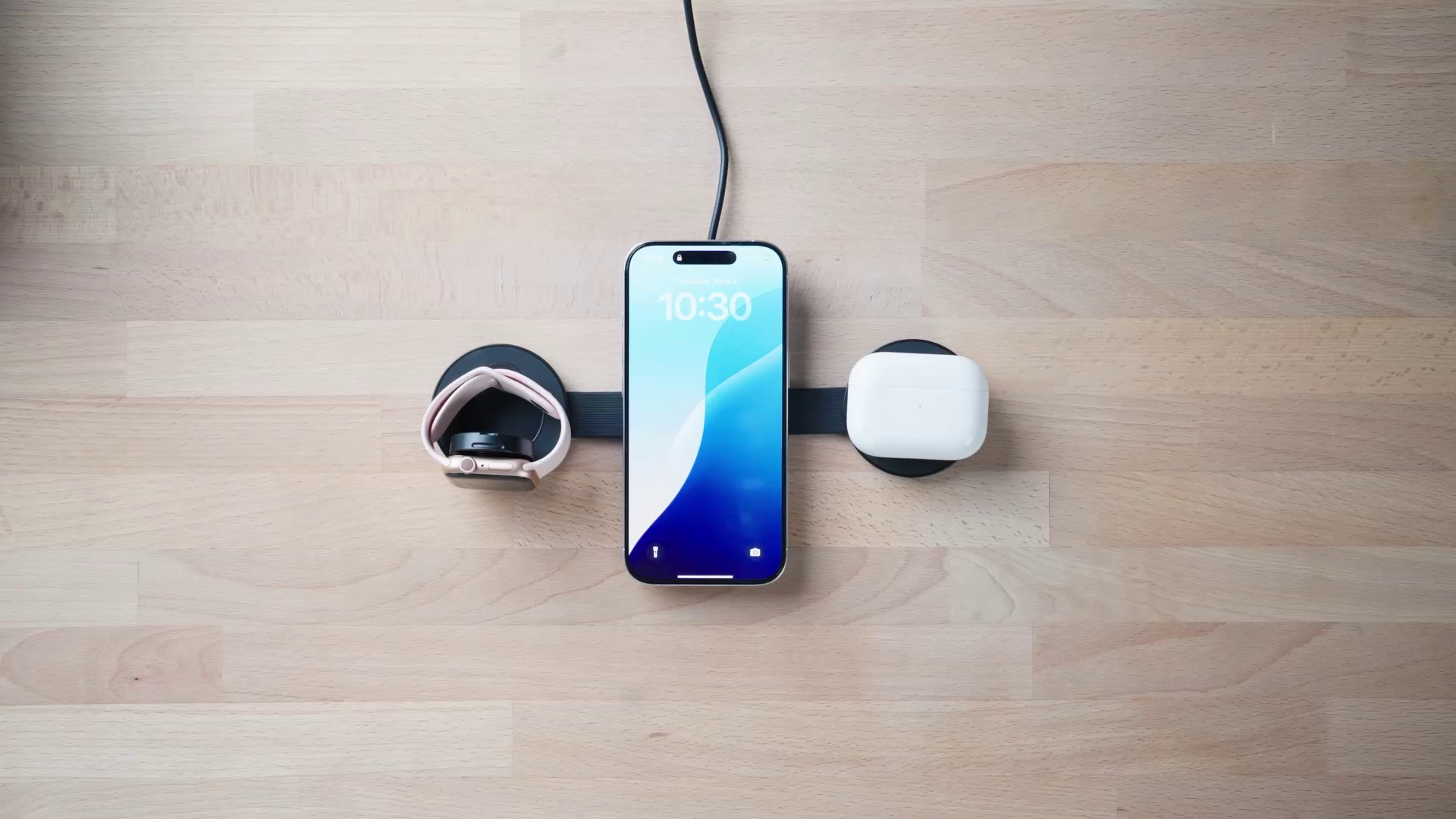 AT&T Essentials 3-IN-1 Folding Wireless Magnetic Travel Pad