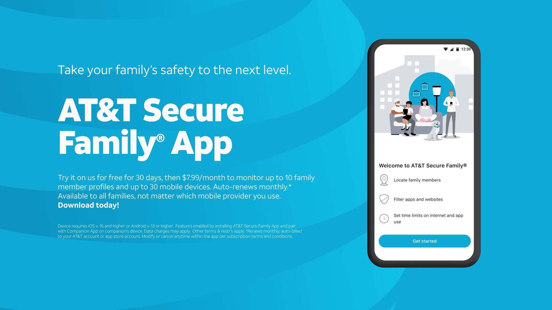 AT&T Secure Family® Features July 2025