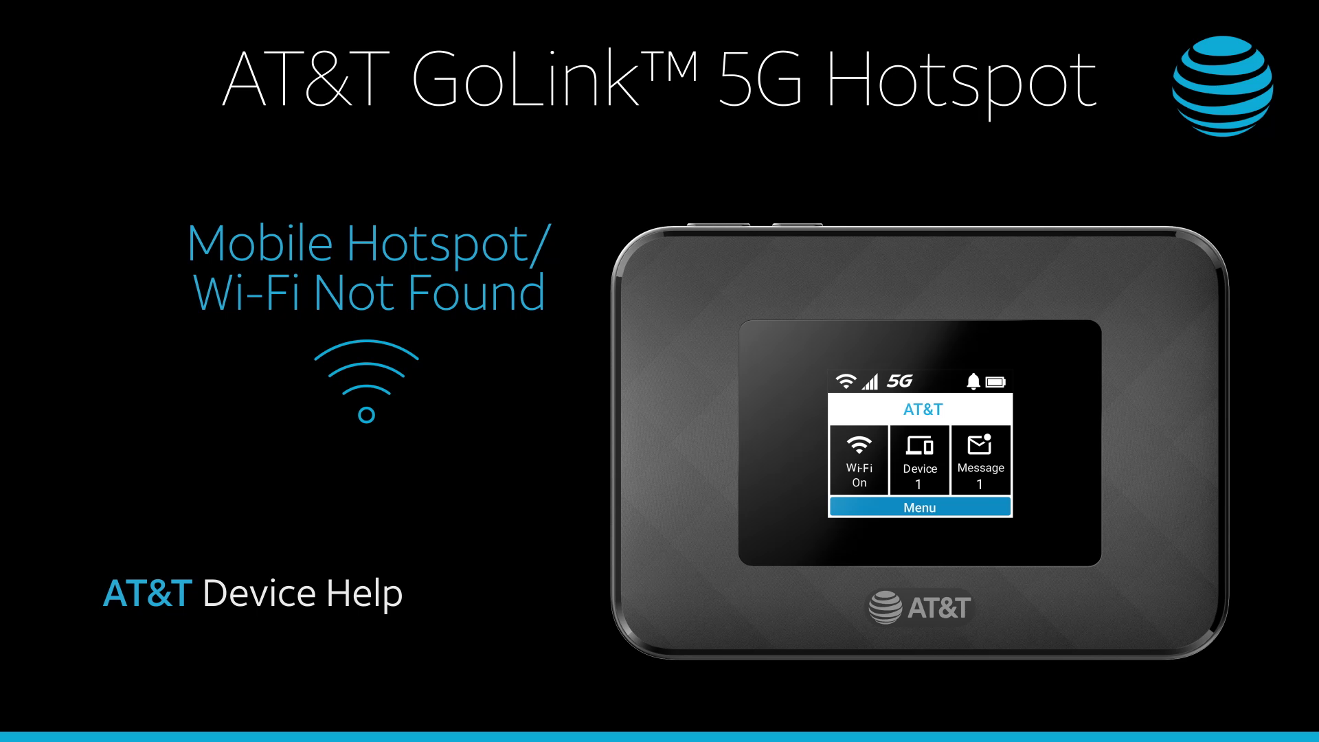 Mobile Hotspot / Wi-Fi Not Found