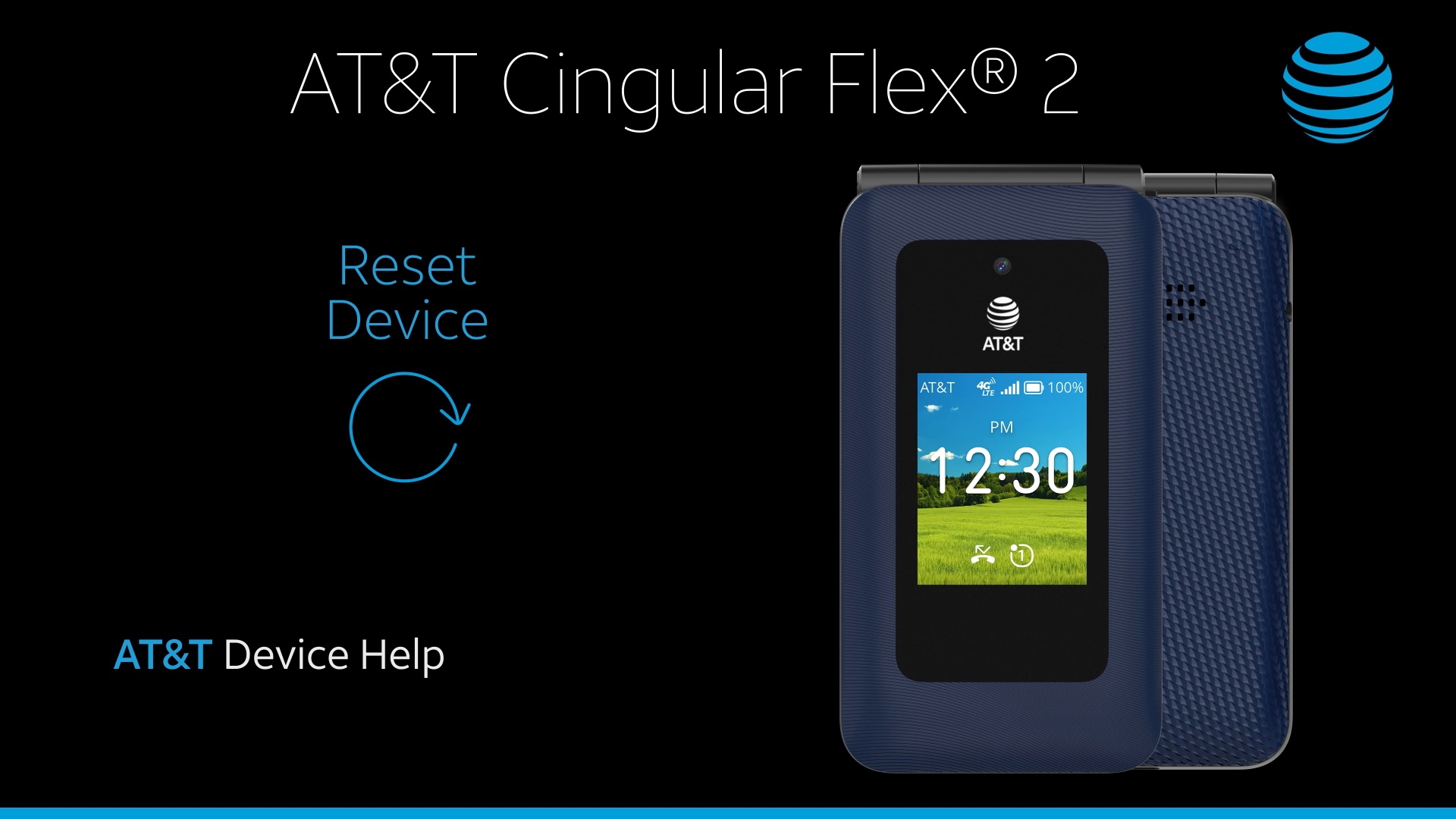 AT&T Cingular Flex 2 (U1030AA) - Reset Device - AT&T