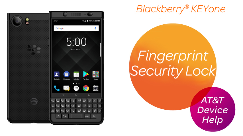 fingerprint blackberry keyone