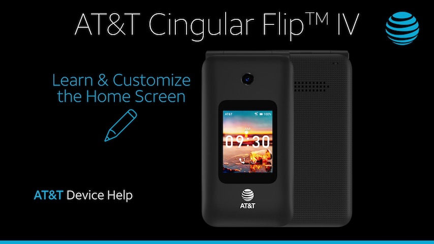EmblemU102AAvid2-ATT-Cingular-Flip-IV-LearnandCustomizetheHomeScreen