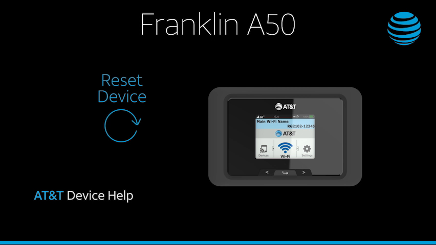 FranklinRG2102vid6-FranklinA50-ResetDevice