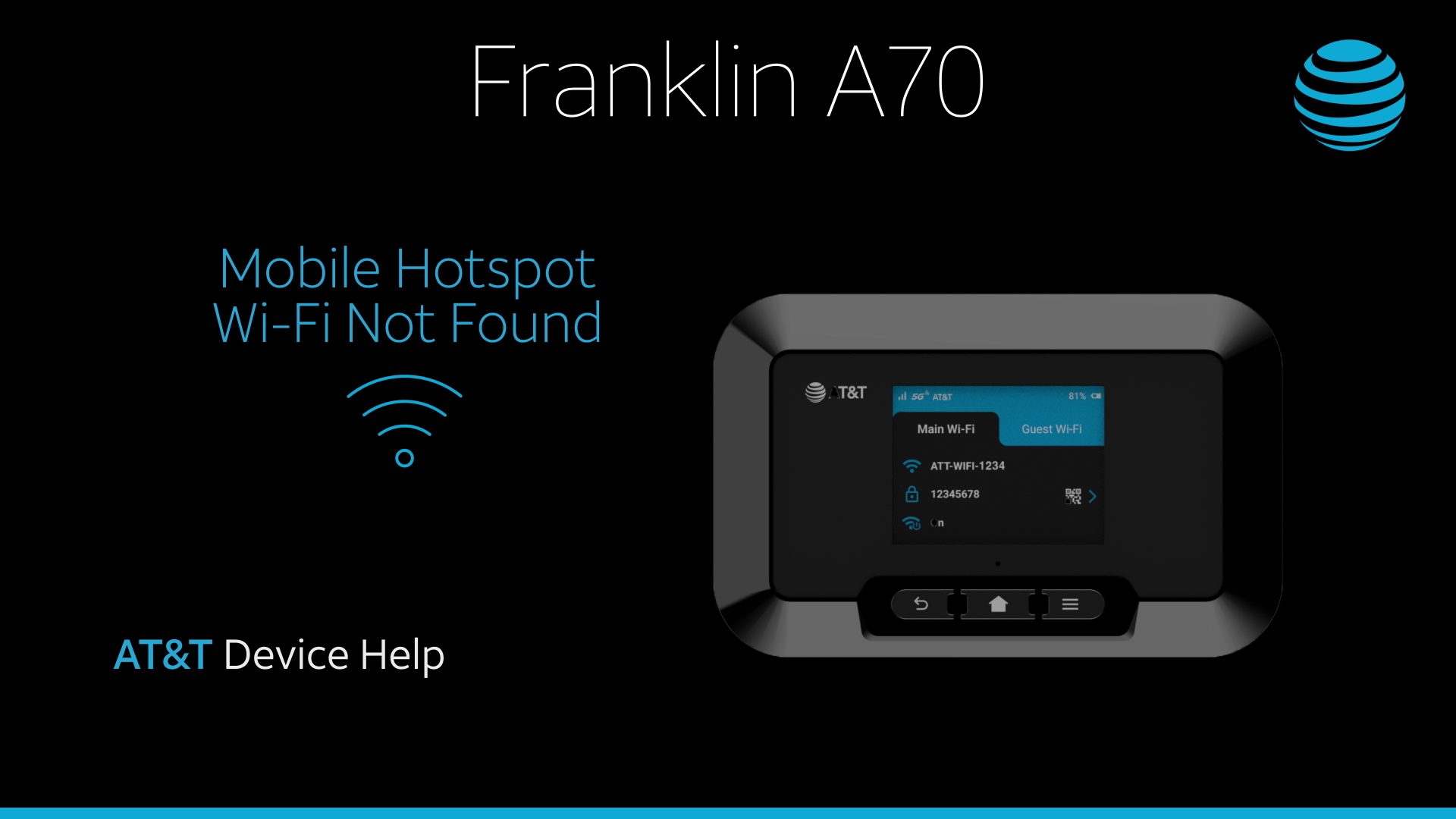 Mobile Hotspot Wi-Fi Not Found