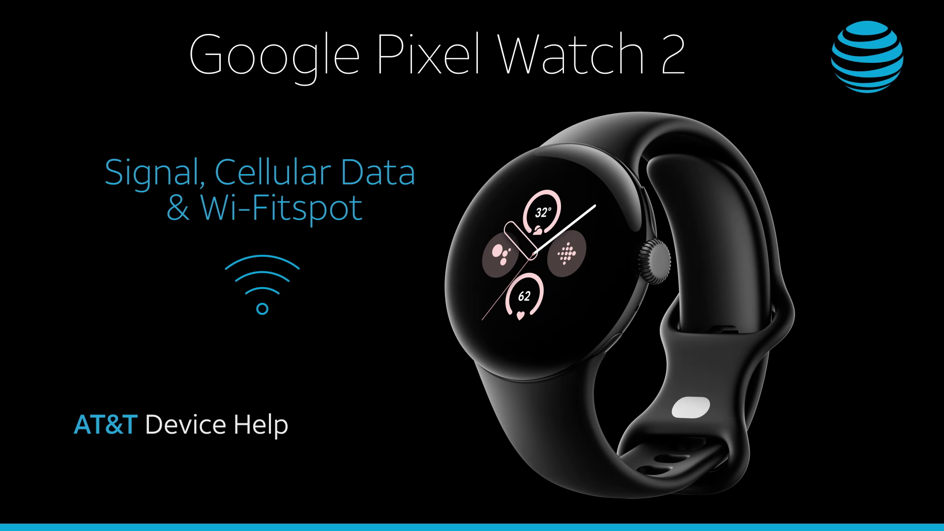 Google Pixel Watch 2 GD2WG Signal Cellular Data AT T