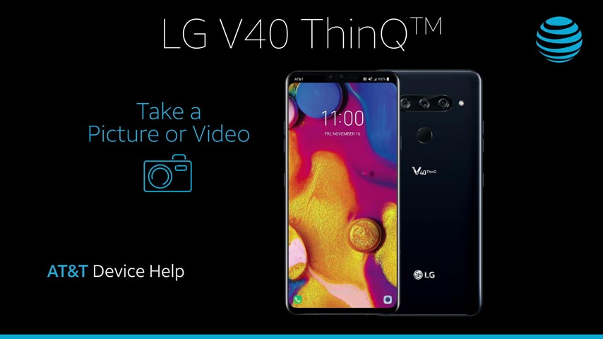 LG V40 ThinQ (LM-V405UA) - Take A Picture - AT&T