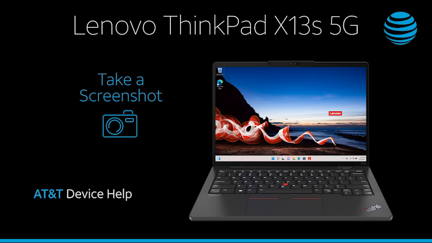 Lenovo ThinkPad X13s 5G (21BYS01800) - Take a Screenshot - AT&T