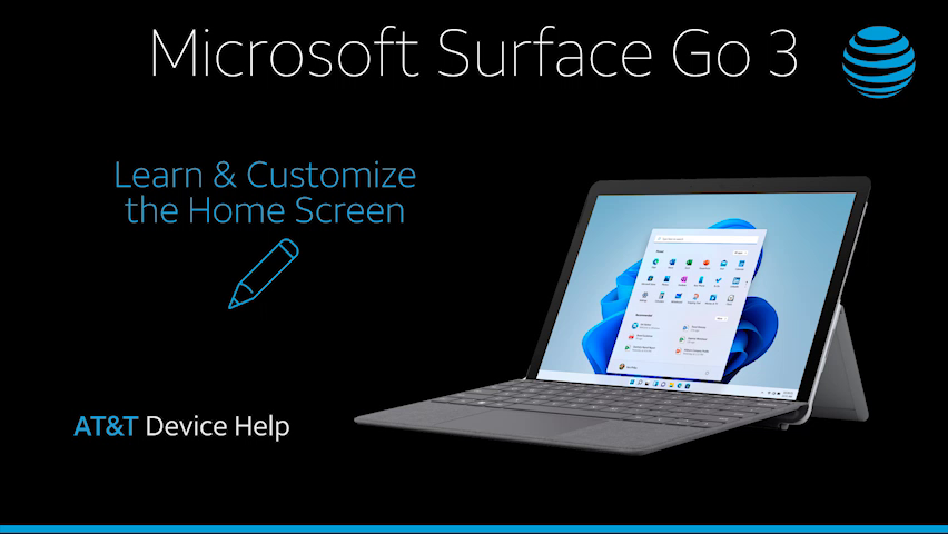 Microsoft2022vid4-Microsoft-Surface-Go-3_LearnandCustomizetheHomeScreen