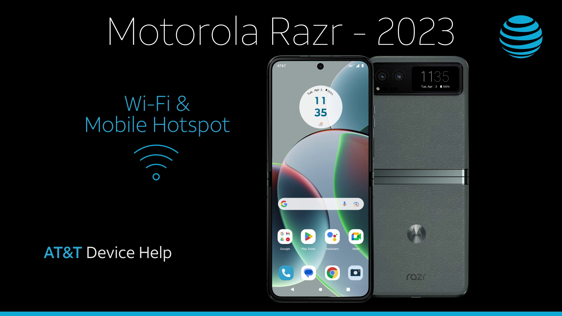 Motorola razr - 2023 (XT2323-5) - Mobile Hotspot - AT&T