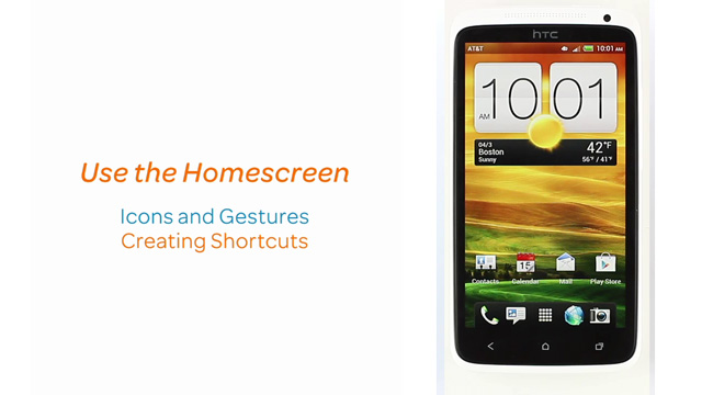 HTC One X (PJ83100) - Learn & customize the home screen - AT&T
