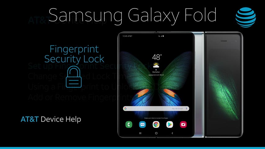 SamsungSMF900Uvid6-Samsung-GalaxyFold-B2C376444-FingerprintSecurityLock