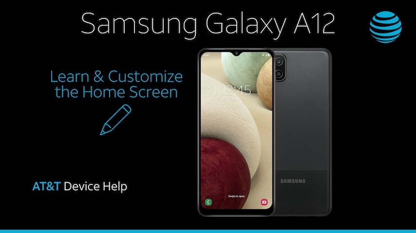 SamsungSMA125Uvid3-Samsung-Galaxy-A12-LearnandCustomizetheHomeScreen