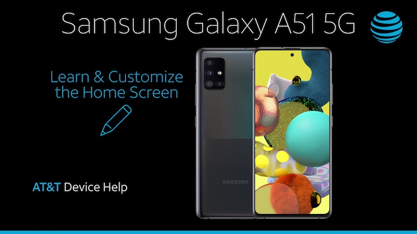 SamsungSMA516Uvid2-Samsung-Galaxy-A-515G-LearnCustomizeHomeScreen