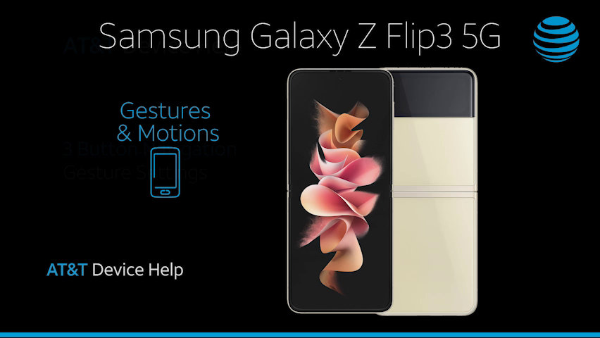 SamsungSMF711Uvid3_Samsung-Galaxy-ZFlip3-5G_GesturesandMotion