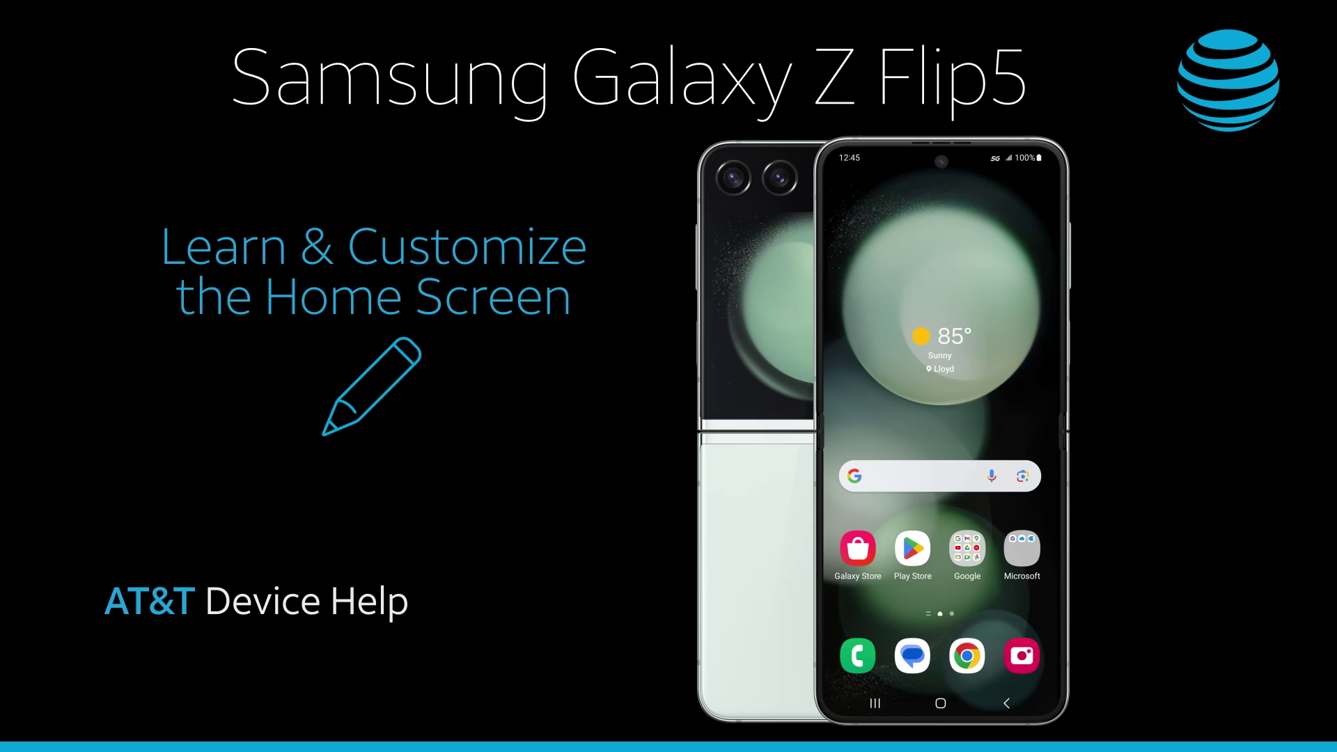SamsungSMF731Uvid4-LearnCustomizeHomeScreen