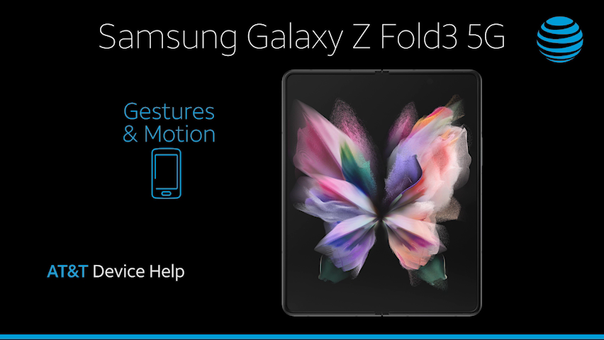 SamsungSMF926Uvid3_Samsung-Galaxy-ZFold3-5G_GesturesandMotion