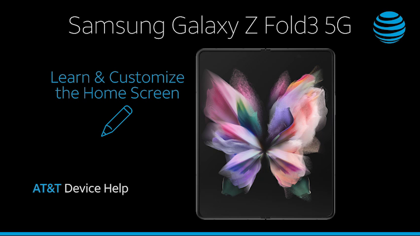 SamsungSMF926Uvid4_Samsung-Galaxy-ZFold3-5G_LearnandCustomizetheHomeScreen