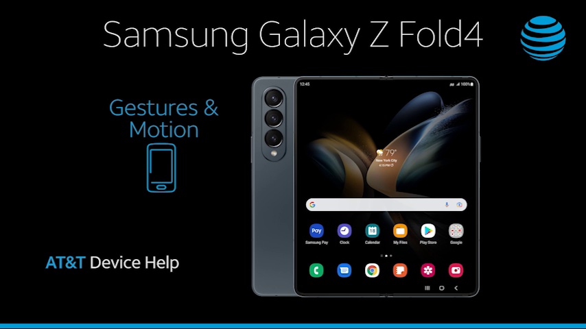 SamsungSMF936Uvid3-Samsung-GalaxyZFold4_GesturesMotion