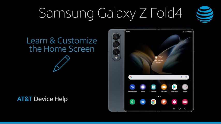 SamsungSMF936Uvid4-Samsung-GalaxyZFold4_LearnCustomizeHomeScreen