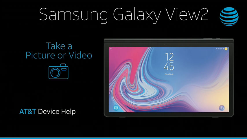 SamsungSMT927Avid7-Samsung-GalaxyView2-TakeAPictureOrVideo