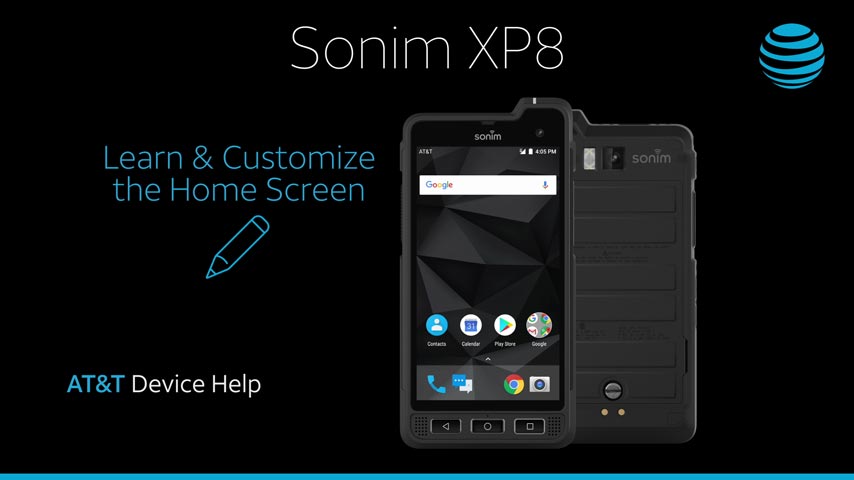 lsi16204-Sonim-XP8_LearnandCustomizetheHomeScreen